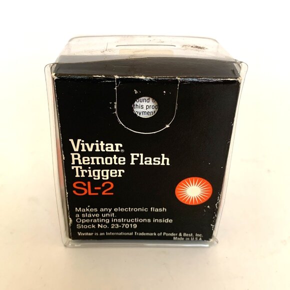 Vivitar SL 2 Flash Light Slave Remote Flash Trigger w/Instructions 23-7019 - Picture 3 of 5